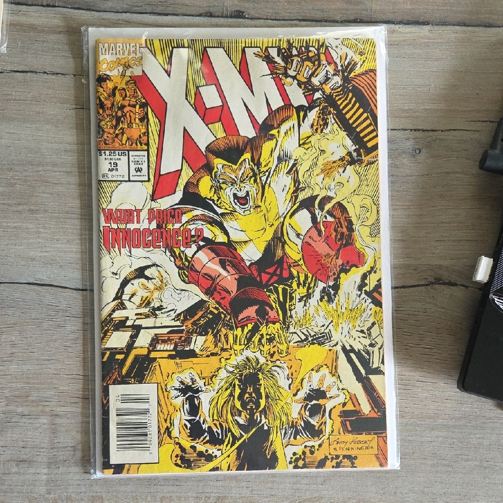 Marvel X-Men Comic with Red and Yellow Cover
